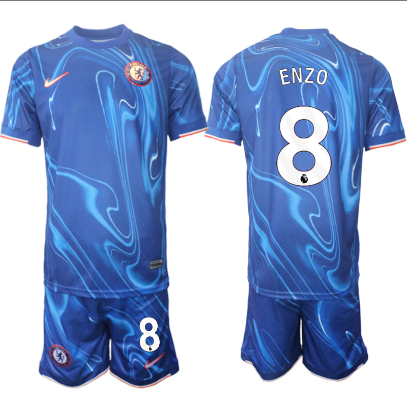 Men 2024-2025 Club Chelsea home Blue #8 Soccer Jerseys->indianapolis colts->NFL Jersey